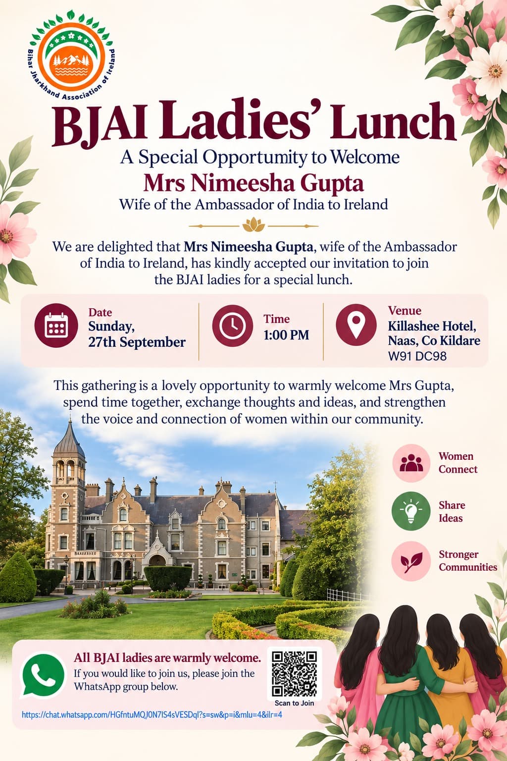 BJAI Ladies Special Lunch with Mrs. Nimeesha Gupta